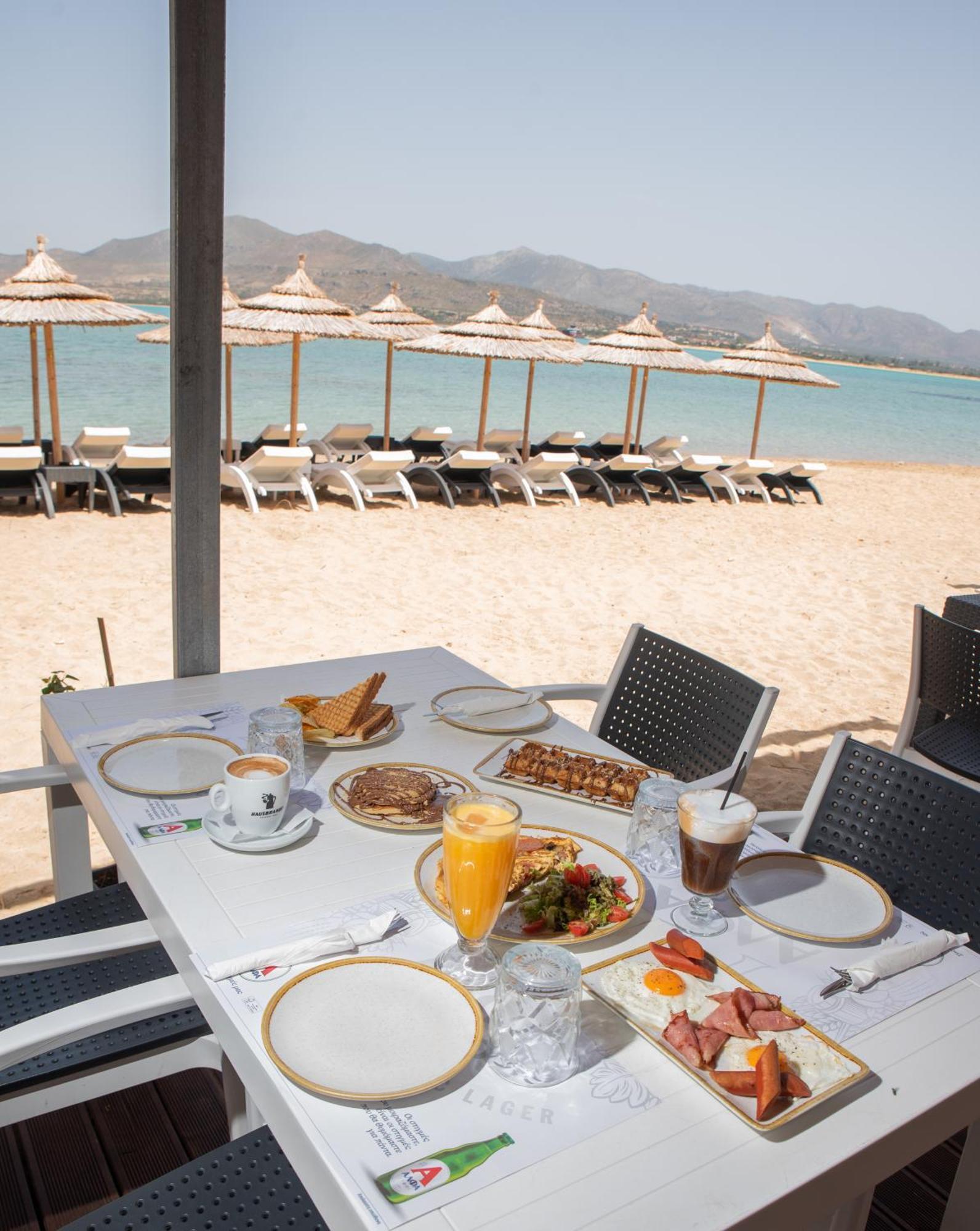 Coralli Rooms & Restaurant 엘라포니소스 외부 사진